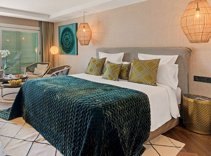 Private room at Boho Club Marbella