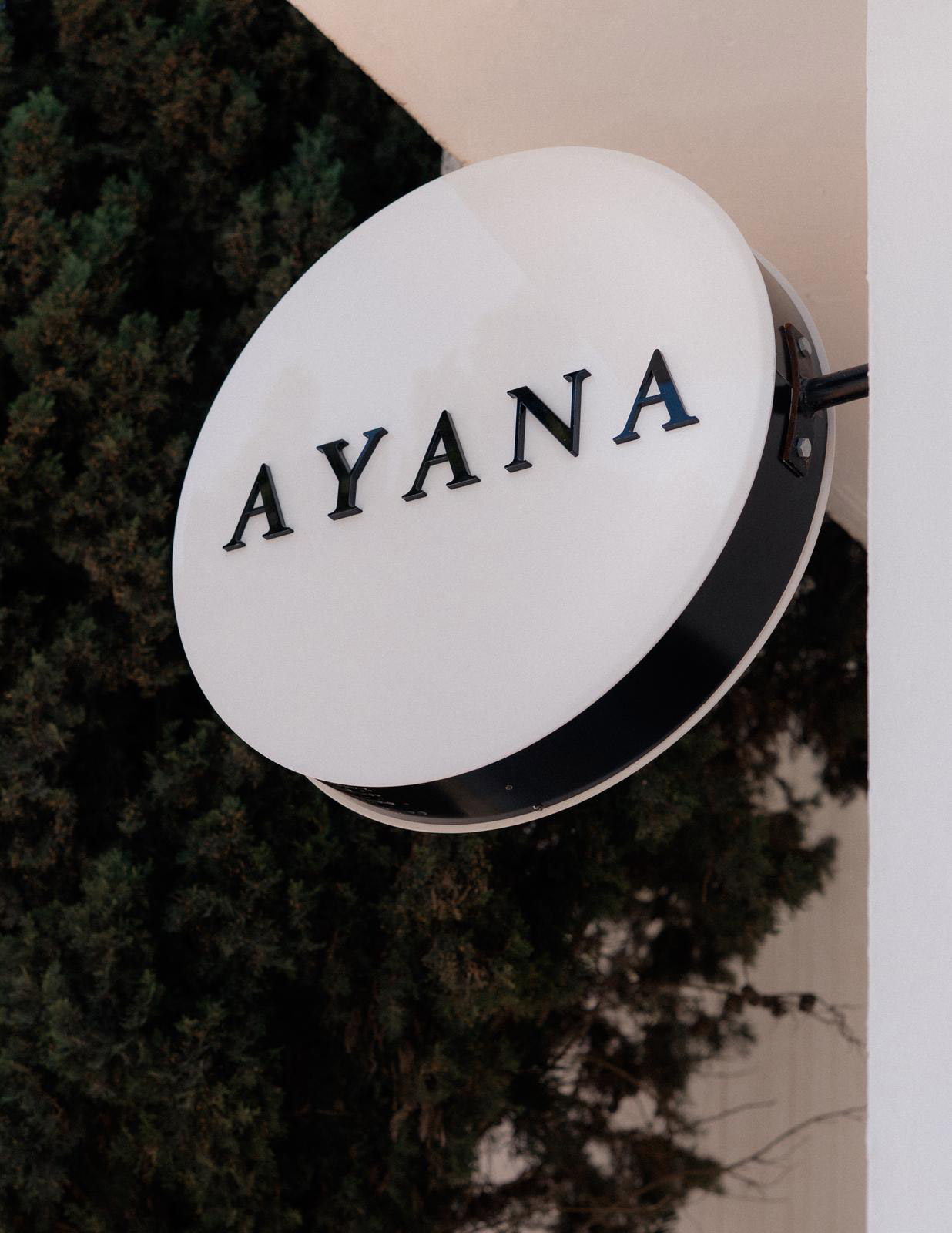 AYANA Studio Marbella sign